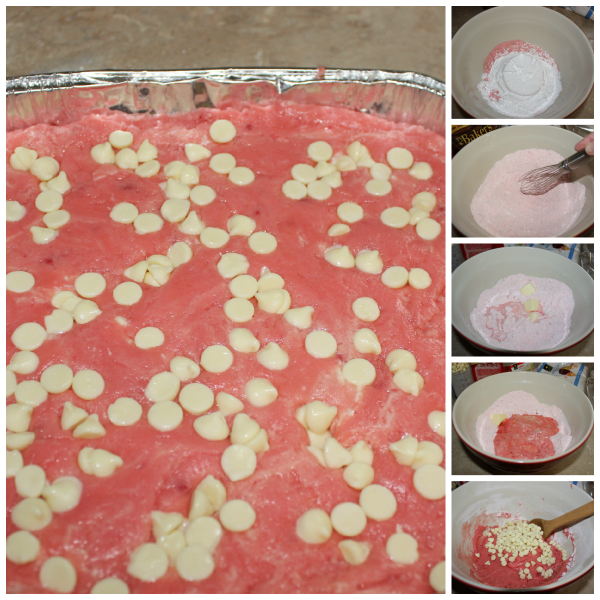 Strawberry cake mix Fudge recipe