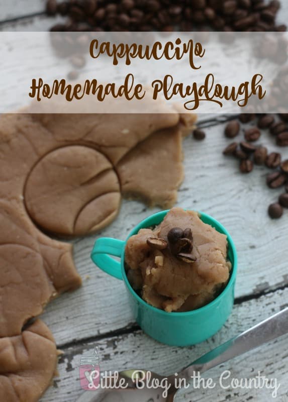 coffee homemade playdough