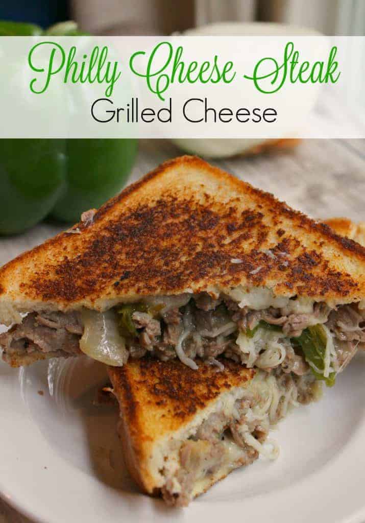 philly cheese steak grilled cheese