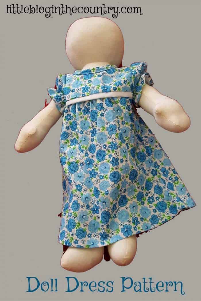Easy Doll Dress Pattern Little Blog in the Country