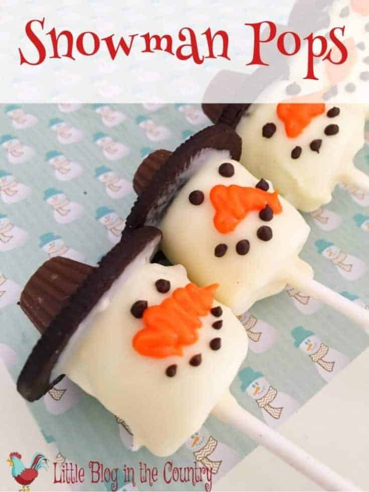 How to make snowman pops