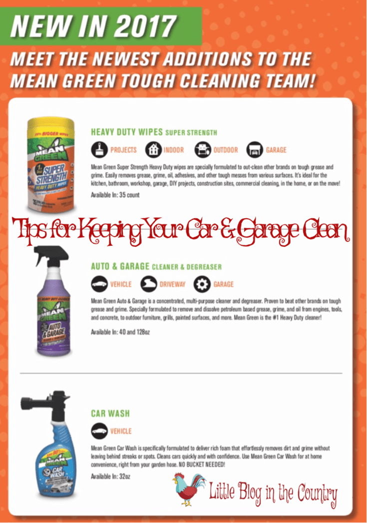 Tips for Keeping Your Car & Garage Clean Simple in the Country