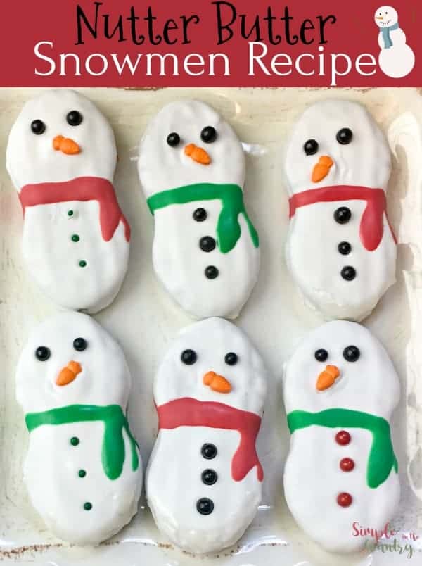 Nutter Butter Snowmen Recipe