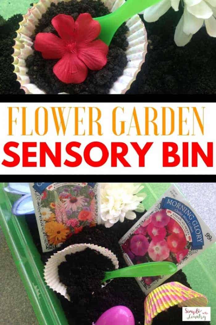 Flower Garden Sensory Bin