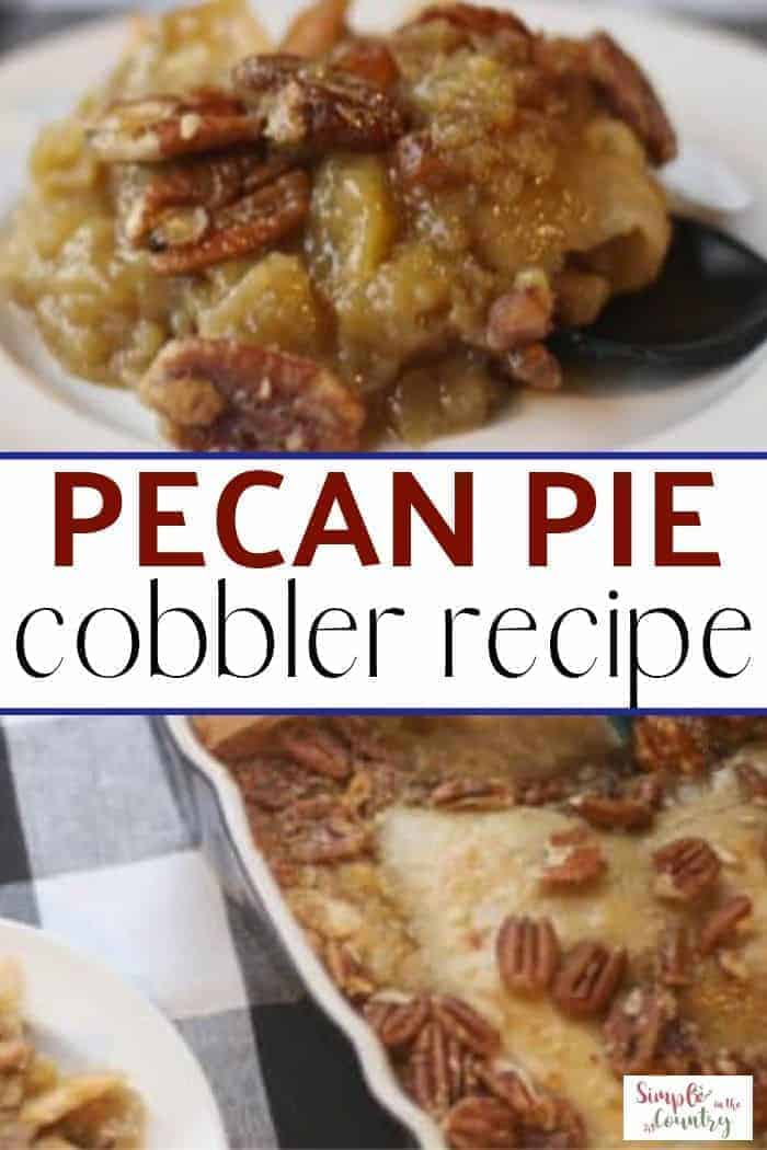 Pecan Pie Cobbler Recipe