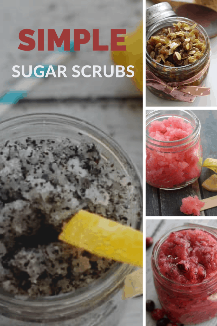 3 different sugar scrub recipes