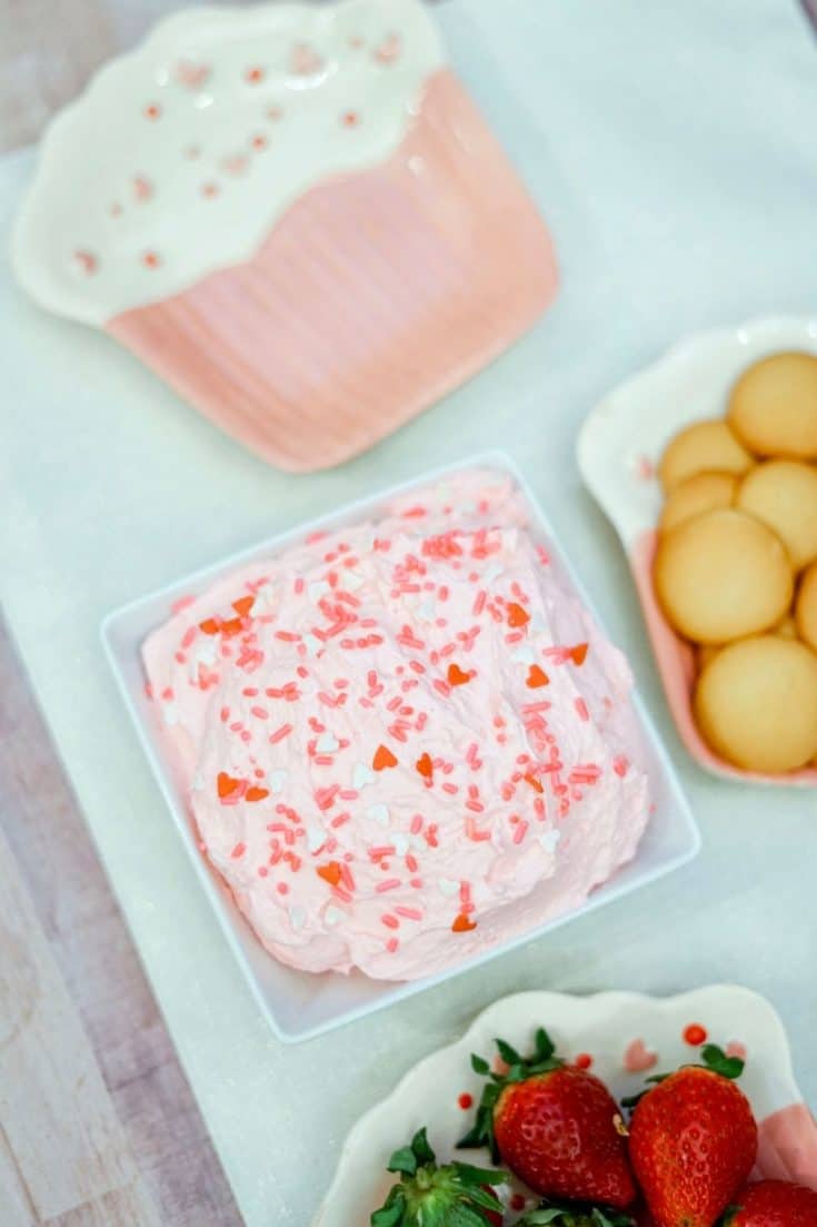 strawberry cake mix dip