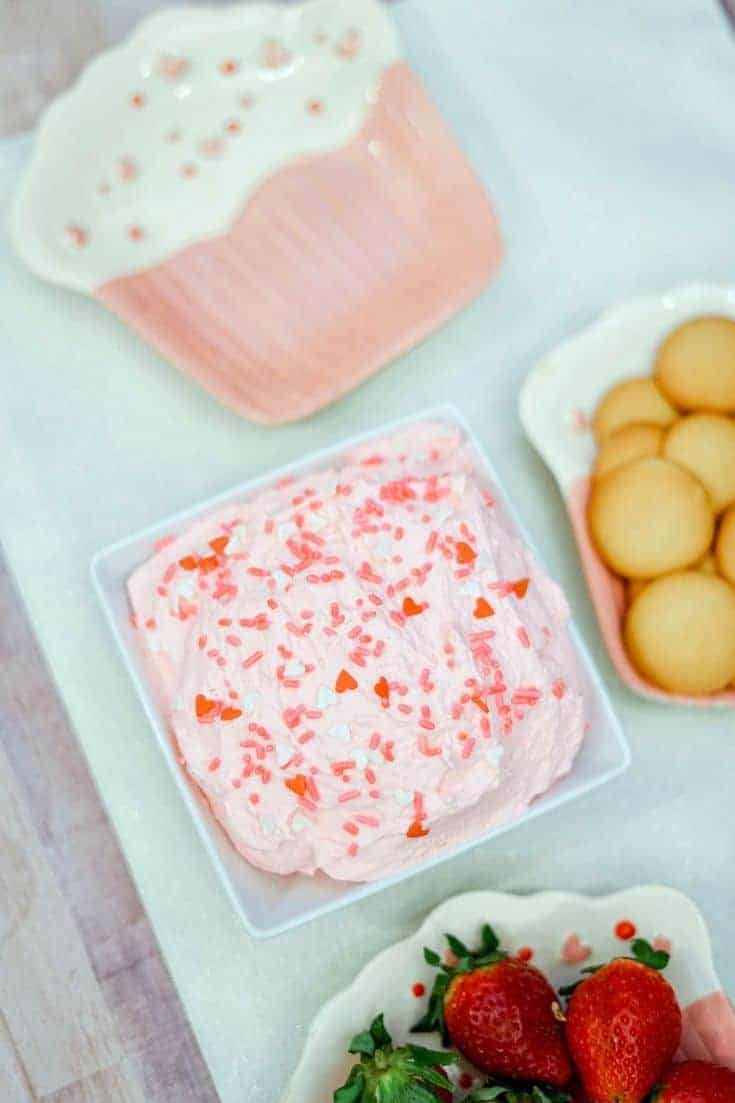 Strawberry Cake Mix Dip | Simple in the Country