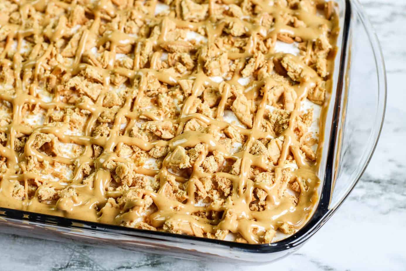 Nutter Butter Chocolate Lasagna Simple in the Country