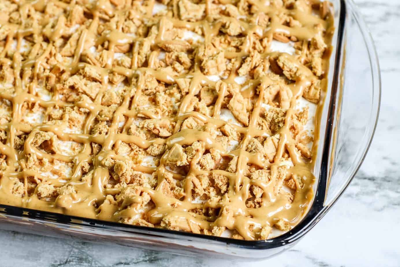 Nutter Butter Chocolate Lasagna Simple in the Country